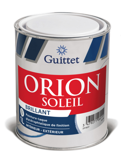 Pot de laque extérieure et intérieure Orion Soleil Brillant, au fini lumineux, éclatant et durable.
