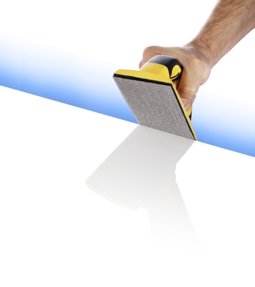 Cale Aspirante Auto-Agrippante Mirka Handy 55 Trous Jaune 80x230mm