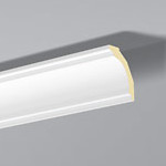 Corniche Arstyl Z16 en polyuréthane de 2 mètres, profil décoratif pour plafond