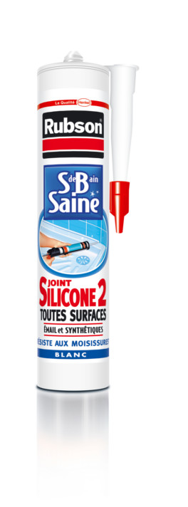 Joint Salle de Bain Saine Silicone 2 280 ml, étanchéité anti-moisissure