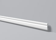 Plinthe décorative Wallstyl FD7 de 2m pour intérieur, profilé moderne.