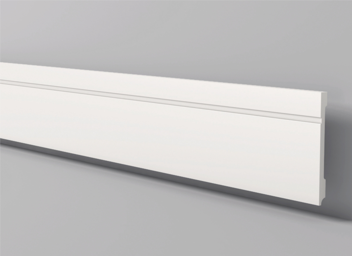 Plinthe décorative Wallstyl FD20 de 2m, prête à peindre