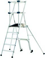 Plateforme individuelle sécurisée Profort 4 marches en aluminium pour travaux en hauteur