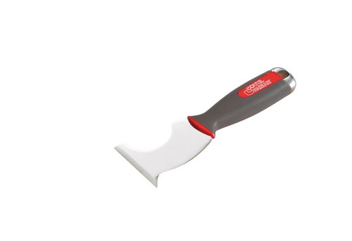 Riflard multi-usages en inox 7 cm Soft Line, poignée ergonomique, idéal pour gratter ou lisser.