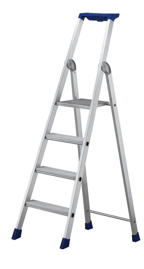 Marchepied Maxibat 4 marches robuste et pliant pour travaux de bâtiment et bricolage