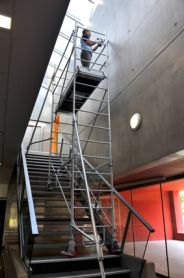 Échafaudage Roulant Acier Rollstar 254 Hauteur Plancher 5.30m