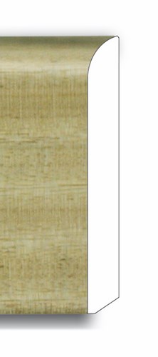 Plinthe enrobée chêne 70x10 mm, longueur 2,20 m pour une finition de sol élégante
