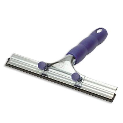 Raclette à vitre en acier galvanisé de 25 cm avec lame caoutchouc interchangeable