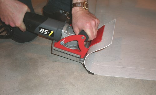 Dépose d'un lé PVC