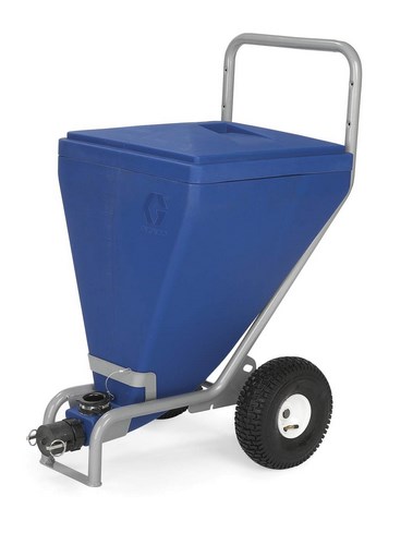 Trémie professionnelle pour machine à projeter peintures et enduits