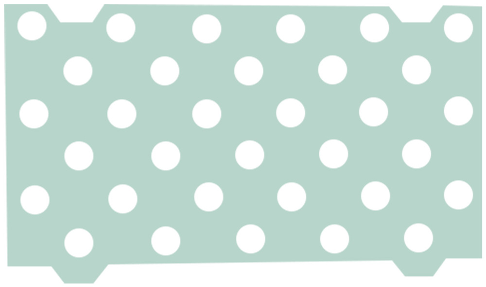 Gabarit PVC de traçage pour Rom.Plot, dimensions 225x420mm, pour marquage précis sur chantier