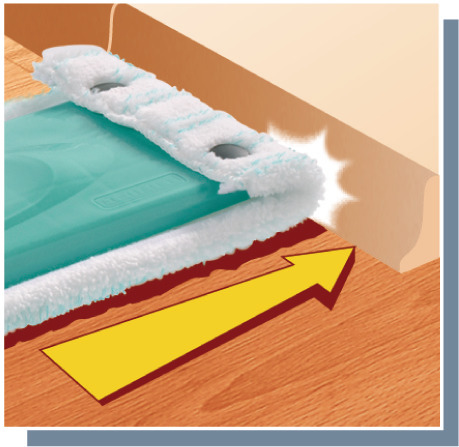 Housse Eponge de Rechange Clean Twist Micro Duo 33 cm