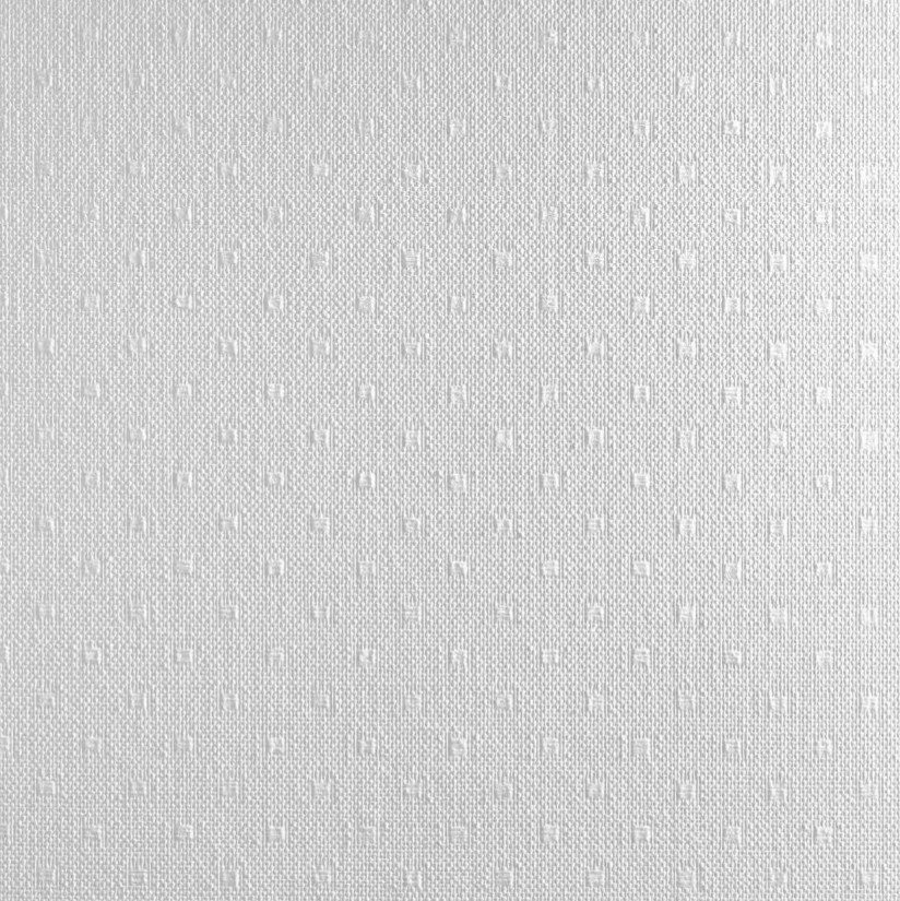 Toile de verre décorative N0136 motif petit carreau blanc en rouleau pour revêtement mural