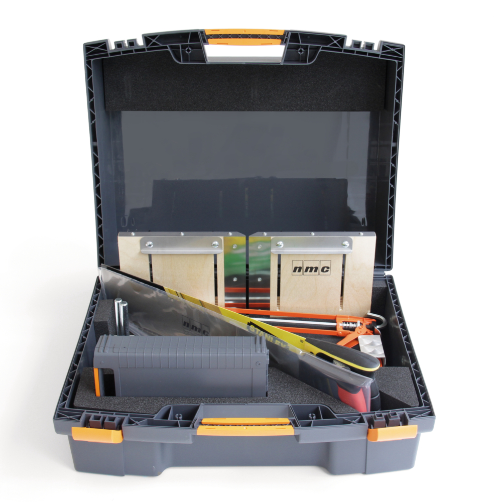 Coffret Boîte à onglets Outil Vario pour découpes précises du bâtiment