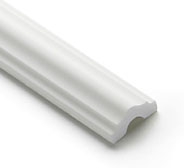 Cimaise Wallstyl WL3 en polystyrène de 2 mètres pour protection murale et décoration intérieure