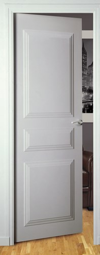 Décoporte en bois sculpté modèle Bellissime droit pour porte de 73 cm