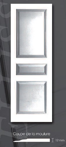 Décoporte Modèle Bellissime Droit Pour Porte de 73 cm
