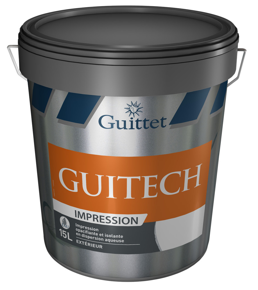 Impression fixateur façade Guitech Blanc 15L