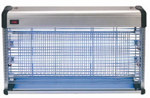 Destructeur d'insectes électrique à tubes UV 2x15W avec grille électrifiée