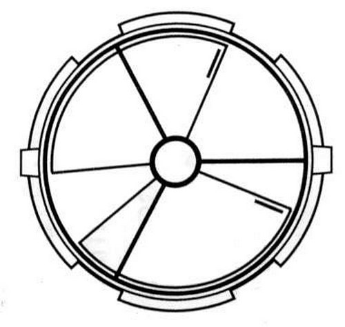 Aérateur Mécanique Réglable à Volet 156 mm