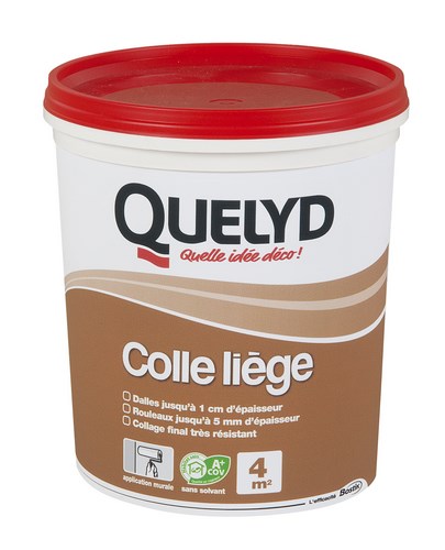 Pot de Colle Liège 1 kg, colle murale et d'isolation pour pose de liège