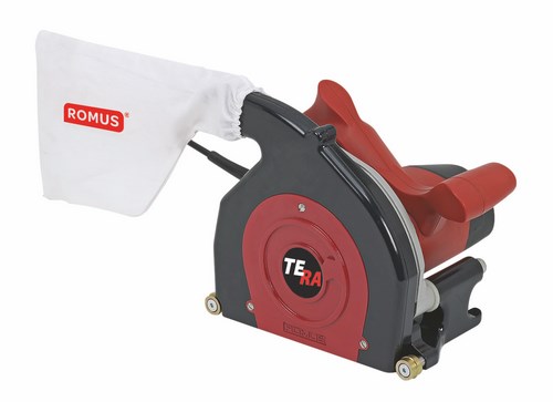 Fraiseuse à rainurer TERA pour revêtements de sol PVC et textile, outil électrique professionnel.