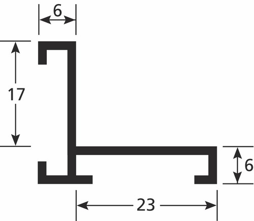 Cadres à Tapis 17 et 23mm à Sceller