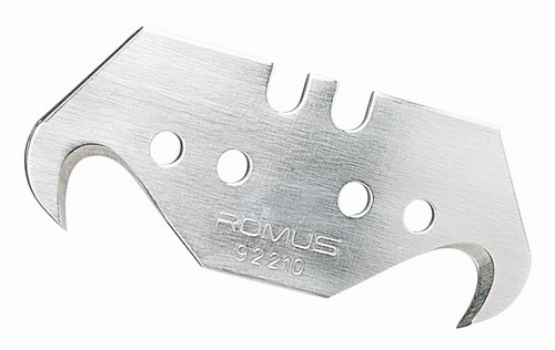 Boîte de 100 lames de cutter professionnelles Grands Crochets 0.65mm pour découpe et araseurs