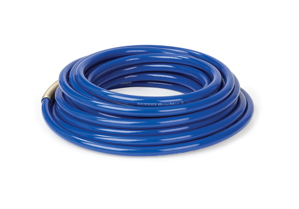 Flexible Airless BlueMax II bleu haute pression 15m avec raccord 1/4 de pouce