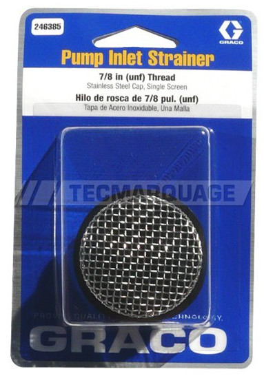 Crépine d'aspiration compatible pulvérisateur Graco ST MAX 495, filtre protecteur pour fluides.
