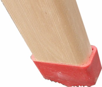 Patin pour échelle bois ou mixte 24x70mm en caoutchouc anti-dérapant