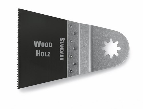 Lame E-Cut Large pour Multimaster Fein, accessoire de découpe en métal pour outils oscillants, adaptée aux matériaux courants du bâtiment.