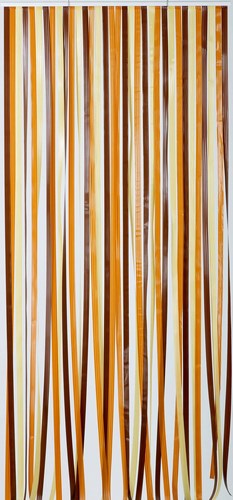 Rideau de porte lanières Antilles brun/beige 90x220cm