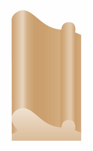 Moulure de décoration brute P5 30x14 mm de 2,20 m, prête à peindre