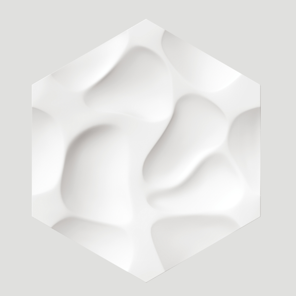 Élément décoratif mural Arstyl Wall Tiles Coral de 380 x 25 mm, idéal pour une frise moderne et élégante.