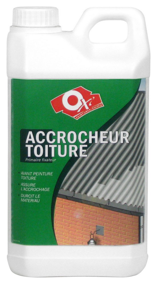 Bidon d'Accrocheur Durcissant Toiture 2.5L pour la préparation et le renforcement des surfaces.