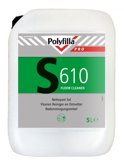 Nettoyant Sol PP S610 5L en bidon pour sols professionnels du bâtiment
