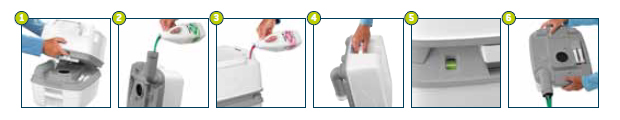 Toilette Portable Potti Qube 165