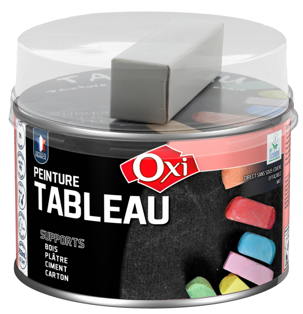 Pot de peinture noire mate Mat à Tableau Noir 250 ml