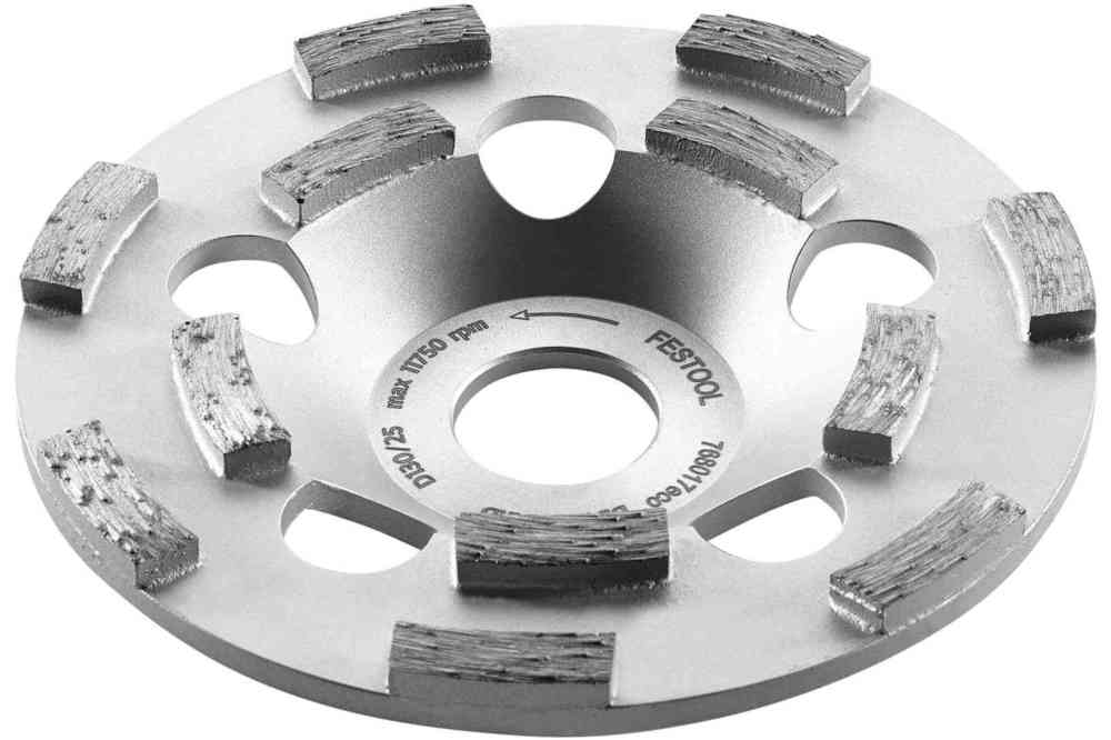 Disque diamant professionnel DIA HARD ST de 130mm pour meuleuse d'angle, coupe béton et matériaux durs.