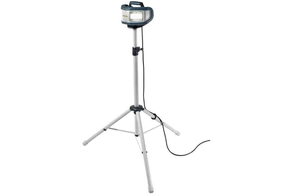 Projecteur de chantier Duo-Set Syslite, pack de deux éclairages LED puissants et portables pour bâtiment