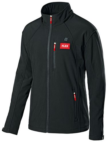 Veste chauffante de travail noire avec batterie rechargeable