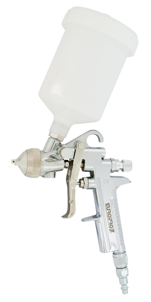 Pistolet de pulvérisation basse pression AC 15 G ergonomique avec buse réglable pour travaux de bâtiment