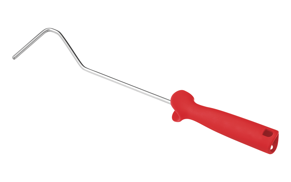 Monture pour mini rouleaux à peindre avec poignée ergonomique, idéale pour les travaux de précision