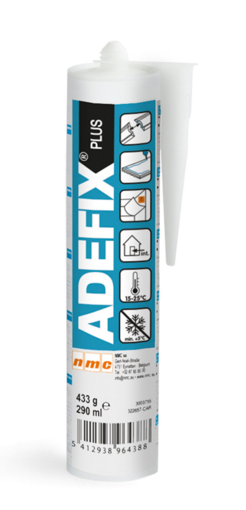 Mastic colle Adefix Plus Joint en cartouche de 290 ml pour fixation et étanchéité