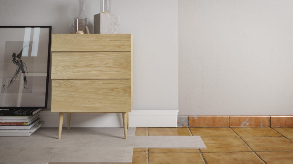 Surplinthe Polystyrène WALLSTYL CF2 110x22mm 2m