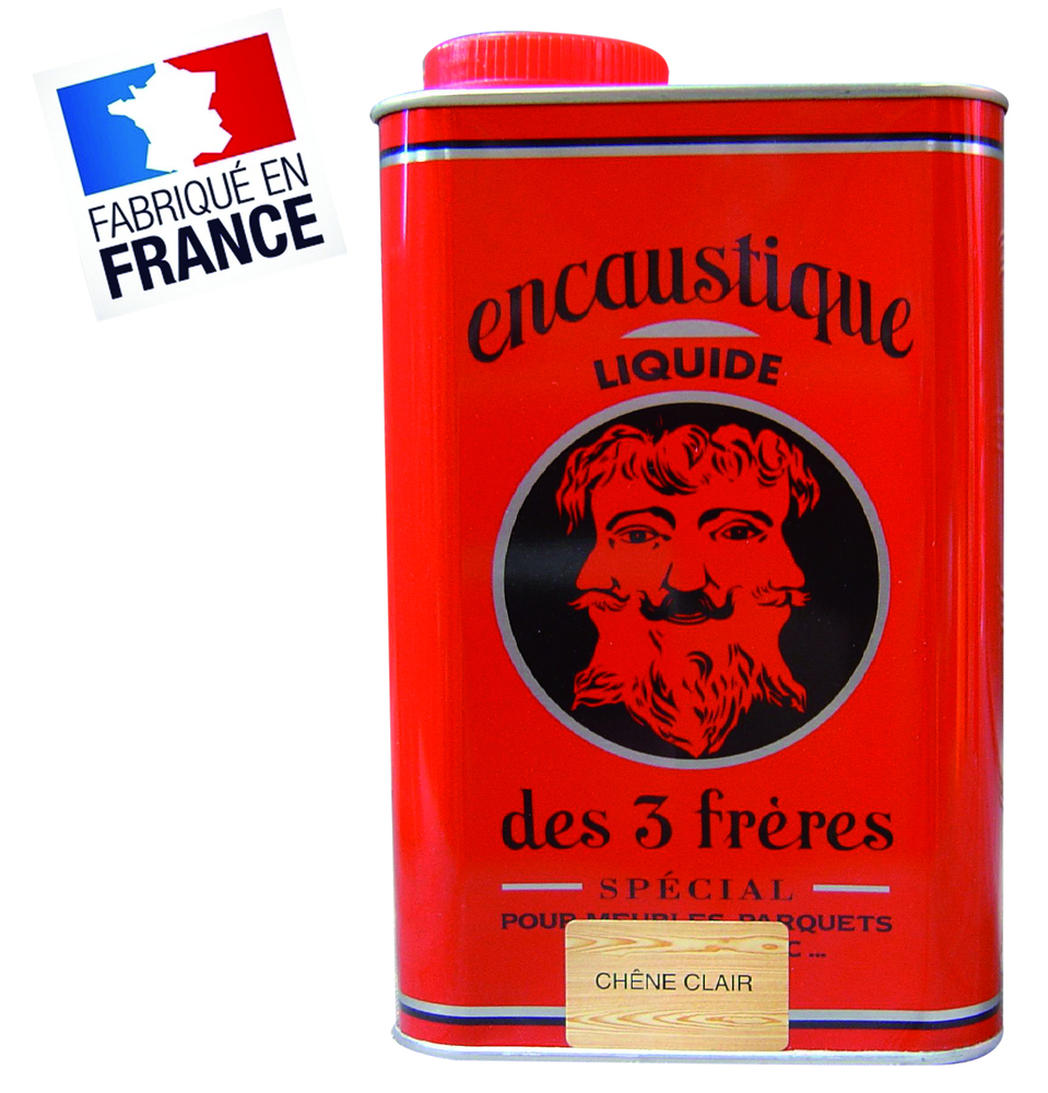 Encaustique Liquide Pure Térébenthine 0.5L pour cirer et protéger le bois