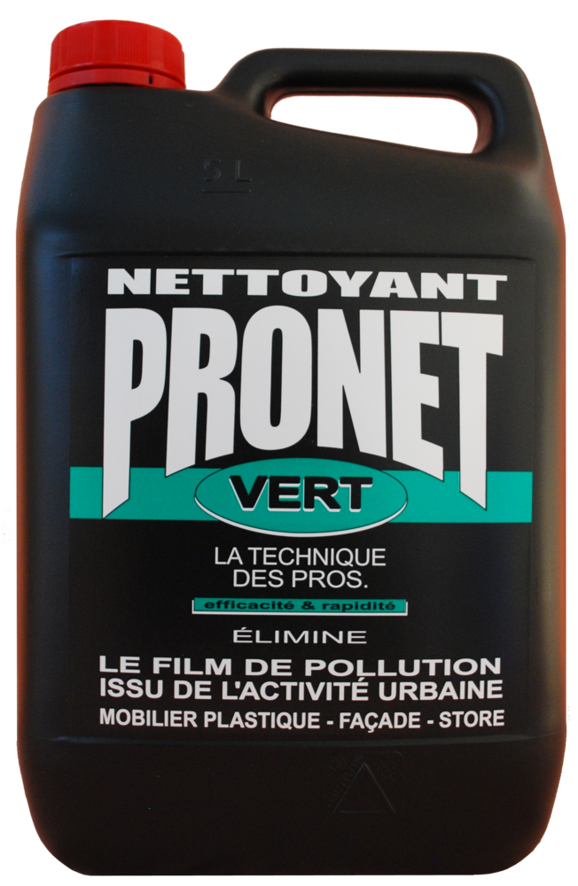 Nettoyant Extérieur Vert 5 L pour terrasses, murs et mobilier de jardin