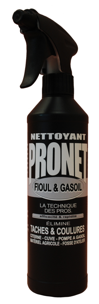 Flacon de Nettoyant Fioul et Gasoil 500 ml, solution de nettoyage carburant