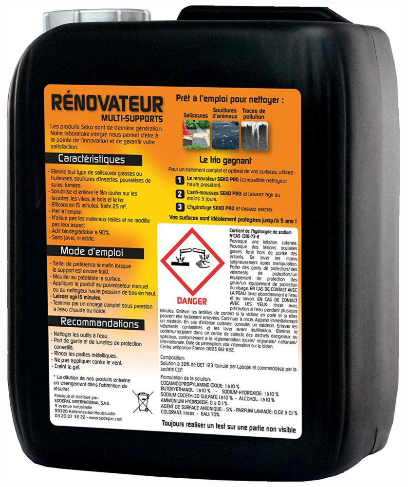 Seko Rénovateur Pro 5L